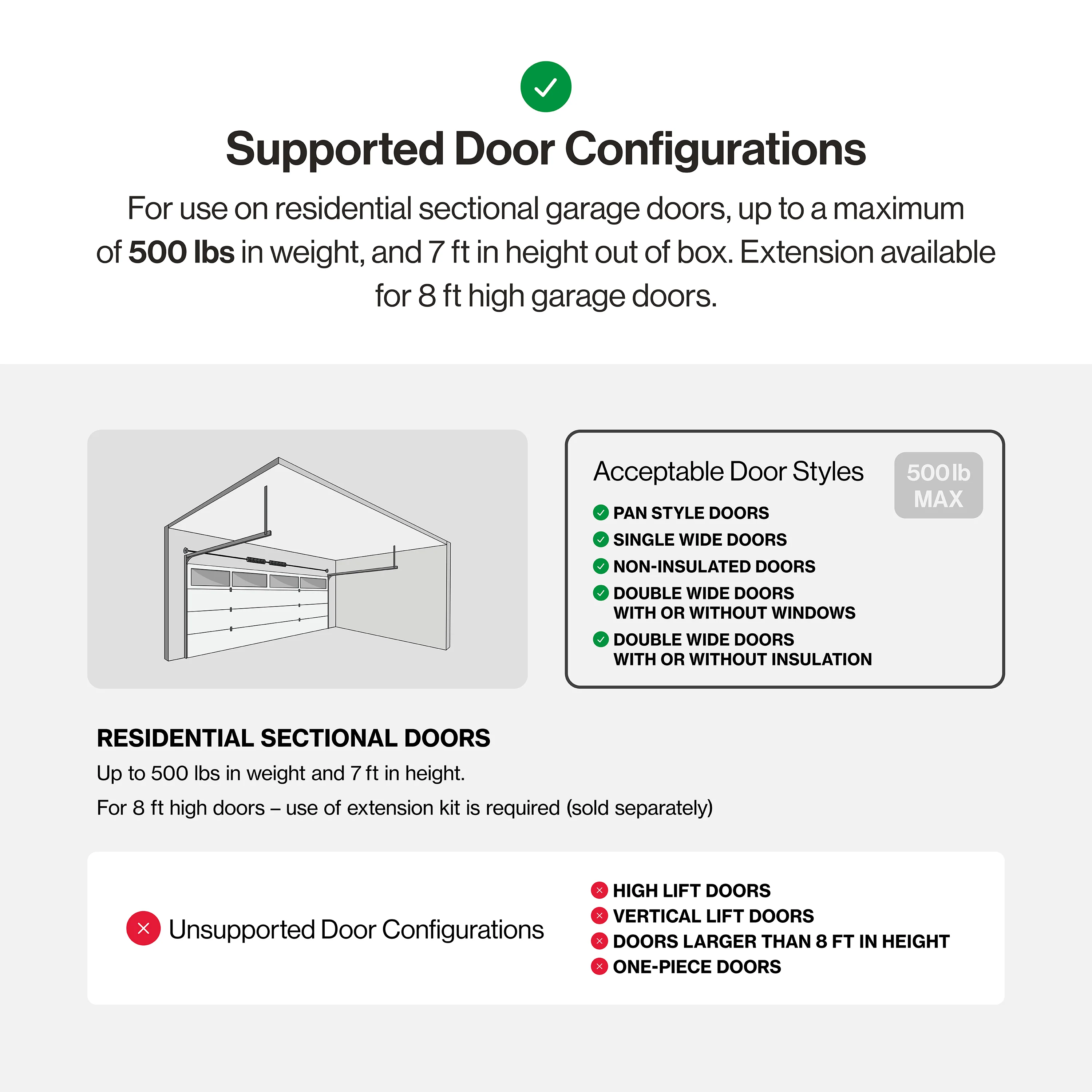 Genie Chain Drive 750 Garage Door Opener, 3/4 HPC with Integrated Battery Backup - Image 9