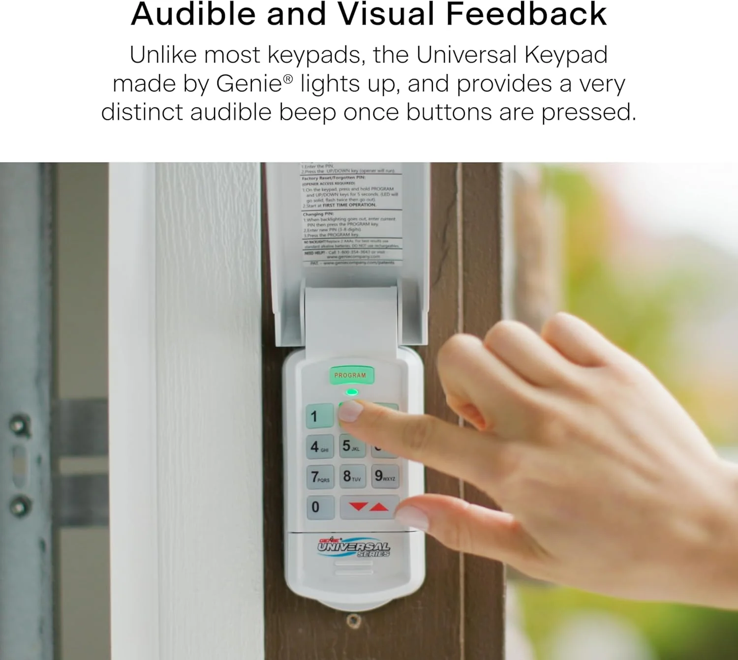 Universal Wireless Entry Keypad GUK-BX - Image 4